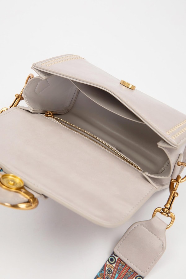 LevidorGri Benek Detay Omuz Çantası