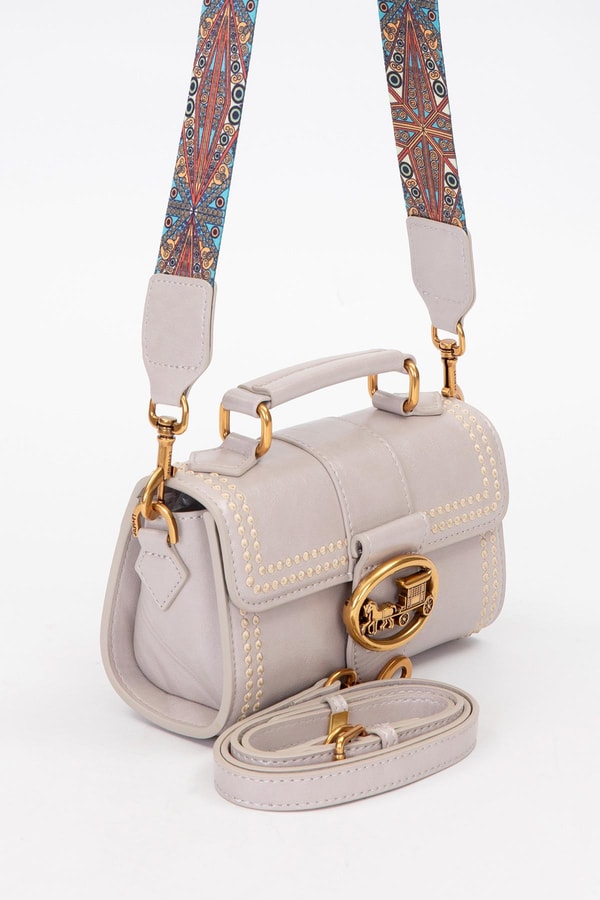 LevidorGri Benek Detay Omuz Çantası