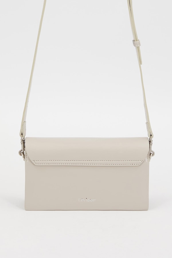 LevidorGri Çift Askılı Omuz Çantası