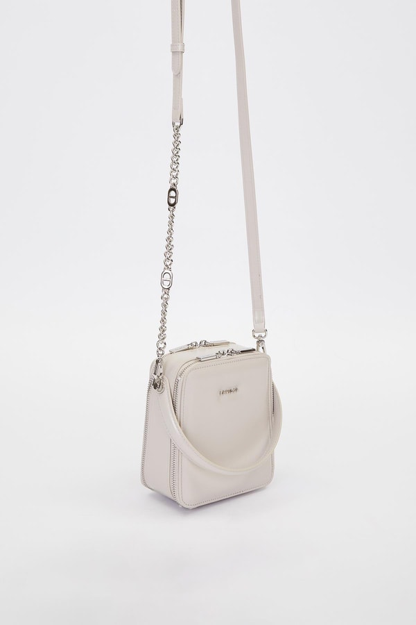 LevidorGri Dikdörtgen Model Omuz Çantası