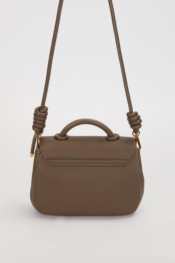 LevidorGri Düğüm Detay Askılı Omuz Çantası