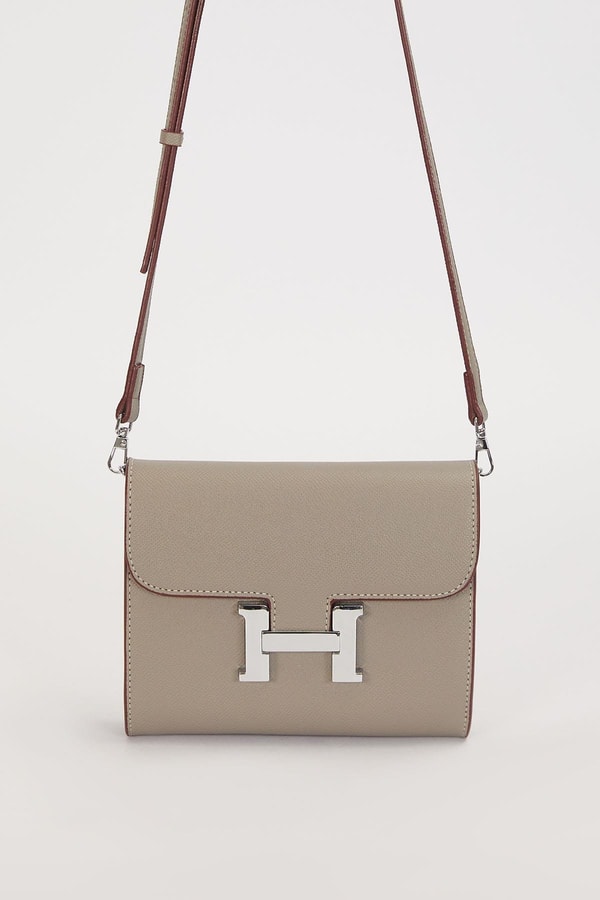 LevidorGri Düz Form Omuz Çantası