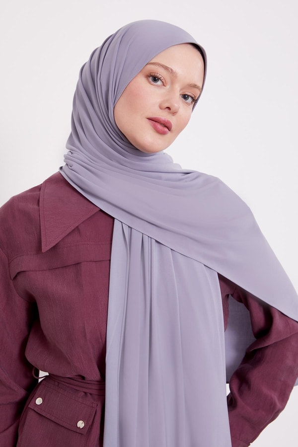 LevidorGri Düz Sandy Şal