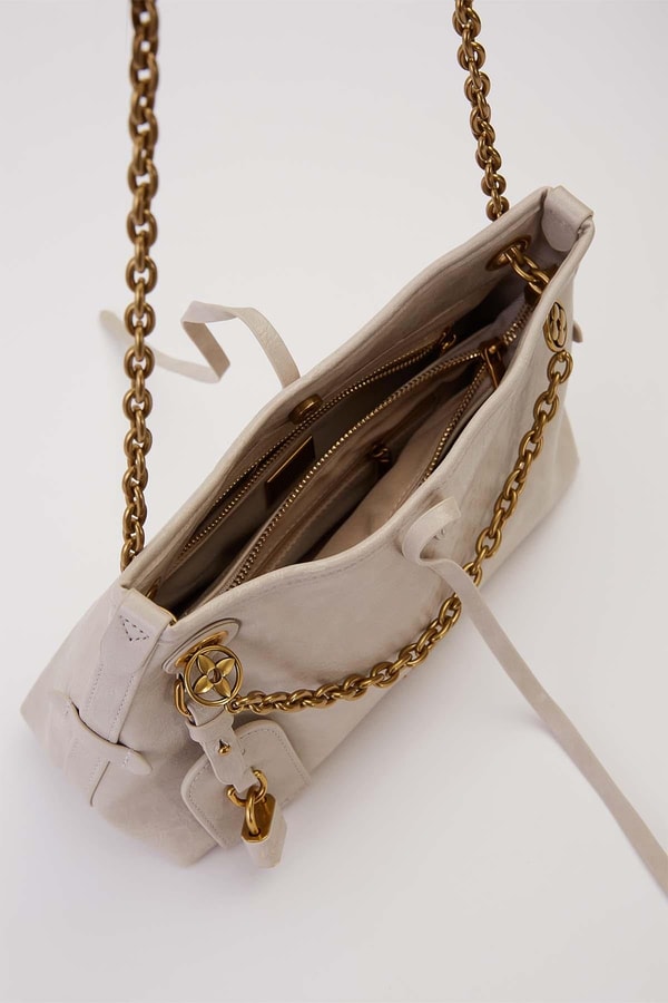 LevidorGri Fiyonk Model Omuz Çantası