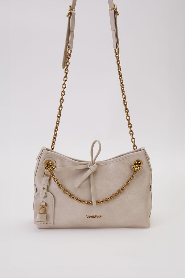 LevidorGri Fiyonk Model Omuz Çantası