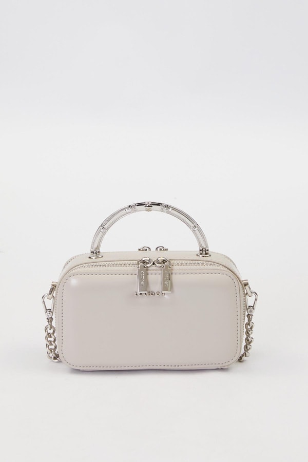 LevidorGri Metal Askı Detay Omuz Çantası