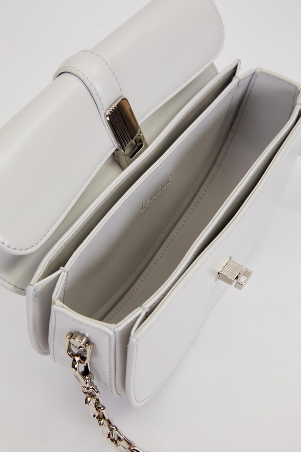 LevidorGri Metal Detaylı Omuz Çantası