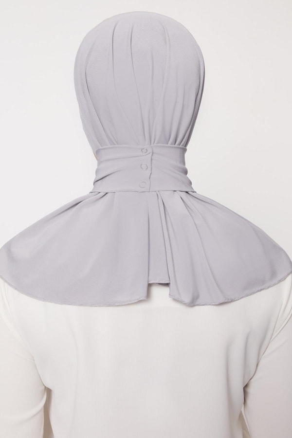 LevidorGri Pratik Spor Çıtçıt Şal Bone