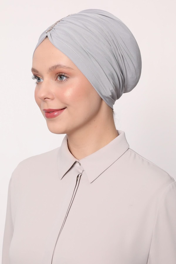 LevidorGri Taş Detay Bone