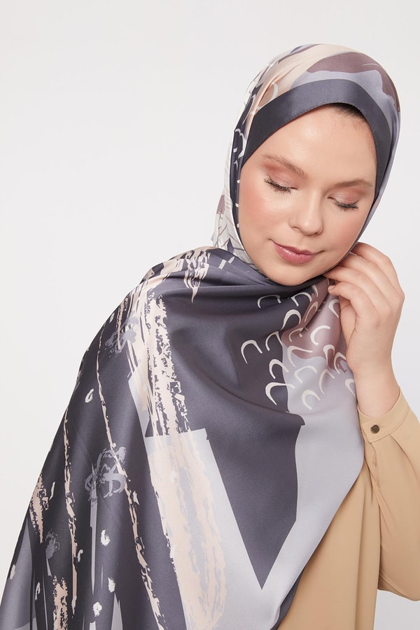 LevidorGri Twill Şal