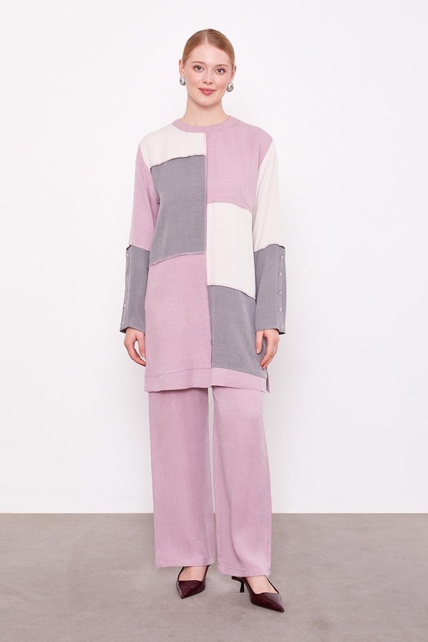 LevidorGül Çift Renkli İkili Takım