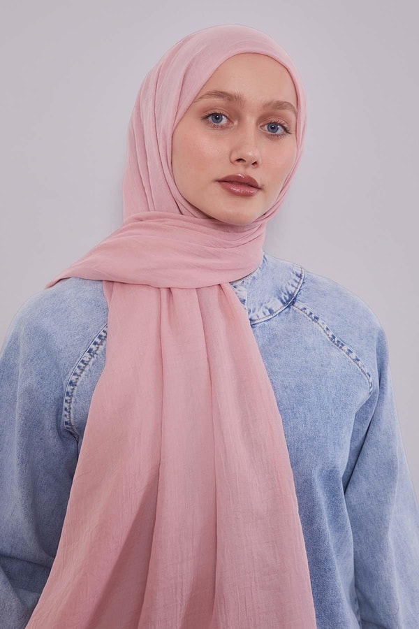 LevidorGül Düz Hawai Şal