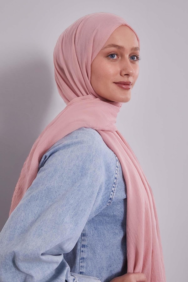 LevidorGül Düz Hawai Şal