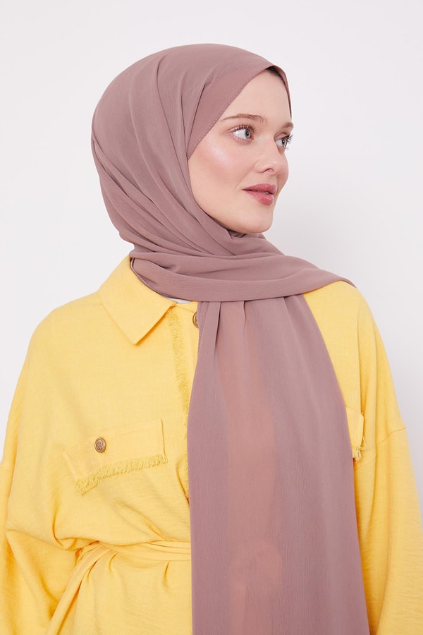 LevidorGül Kurusu Krinkıl Düz Şal