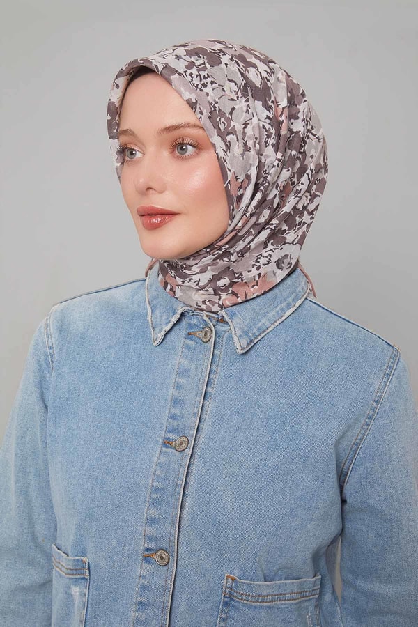 LevidorGül Yonca Desen Soft Eşarp
