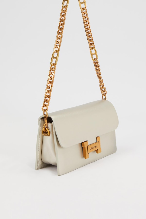 LevidorGümüş Çift Askılı Omuz Çantası