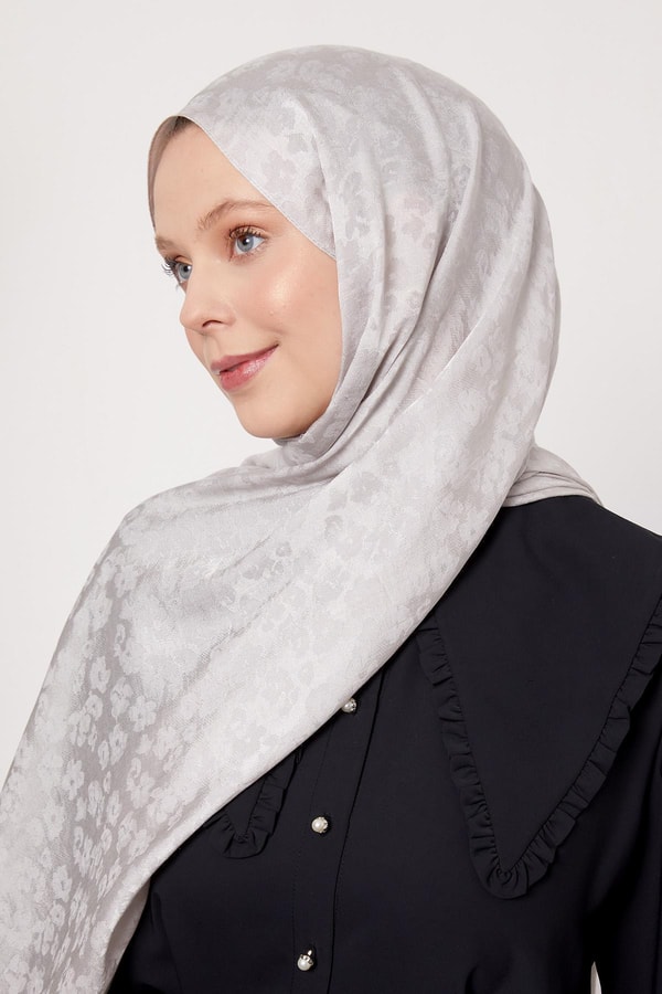 LevidorGümüş Leopar Desen İtalyan Jakar Şakar