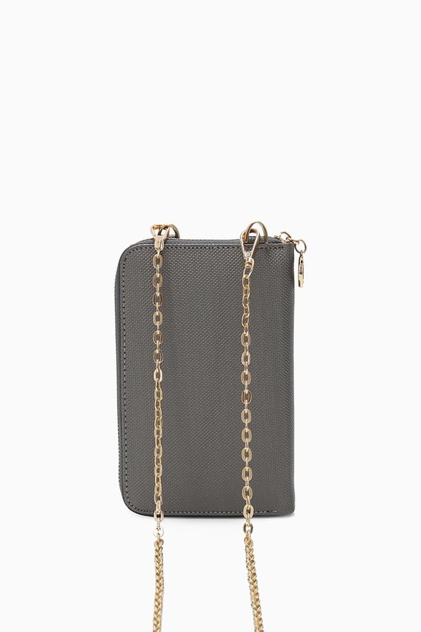 LevidorGümüş Ön Cepli Zincirli Cüzdan