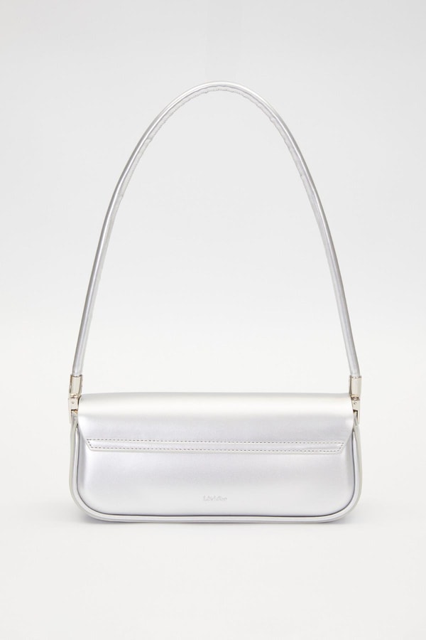LevidorGümüş Uzun Askılı Omuz Çantası