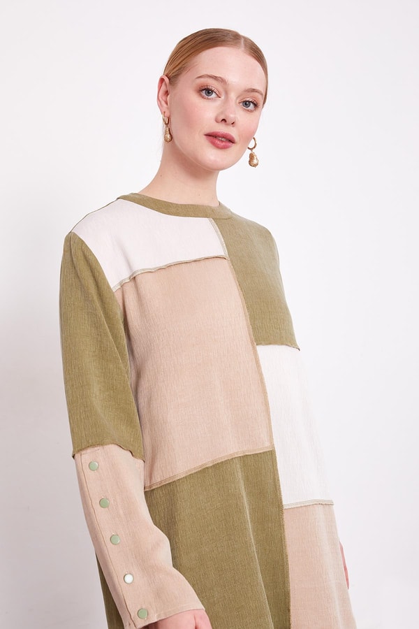 LevidorHaki Çift Renkli İkili Takım