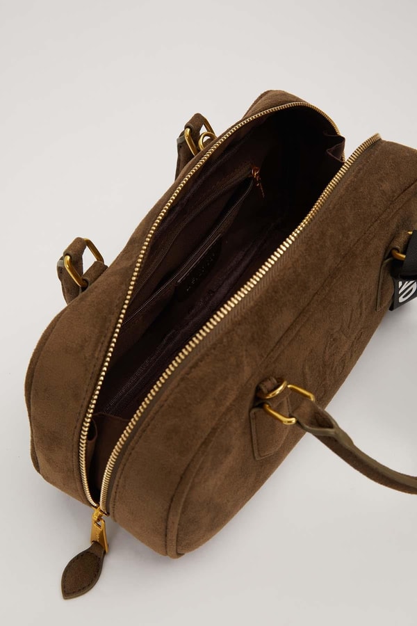 LevidorHaki Çıtçıt Askılı Omuz Çantası