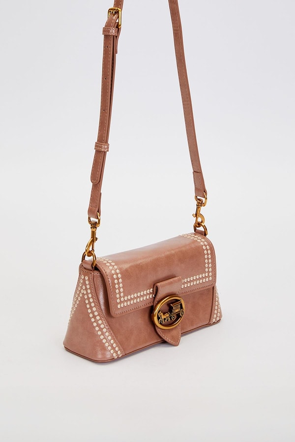 LevidorHaki Desenli Çift Askılı Omuz Çantası