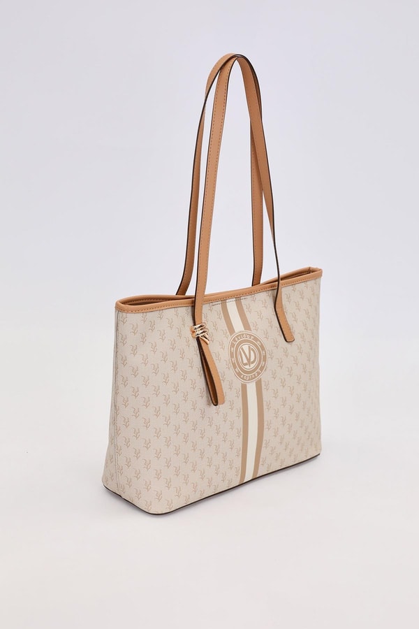 LevidorHaki Gold Akseusar Detaylı Omuz Çantası