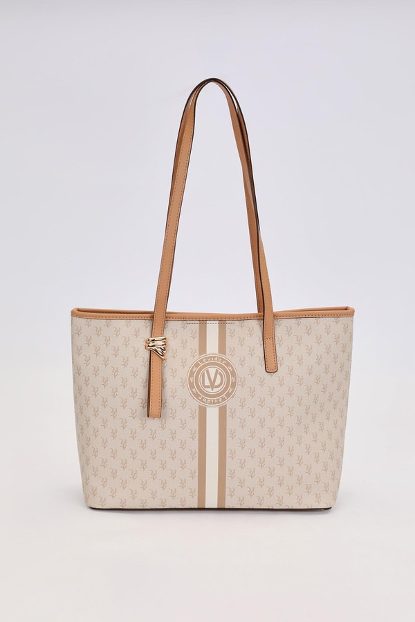 LevidorHaki Gold Akseusar Detaylı Omuz Çantası