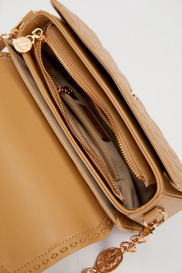 LevidorHaki Kalp Toka Detay Omuz Çantası