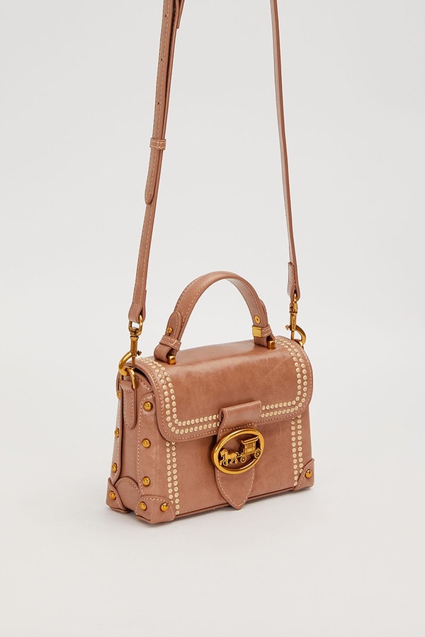 LevidorHaki Kenar Zımba Detaylı Omuz Çantası