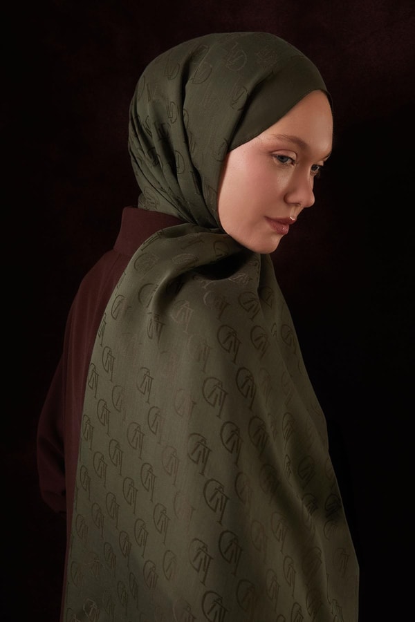 LevidorHaki LVD Baskılı Naia Jakar Şal