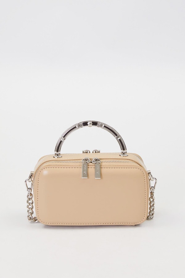 LevidorHaki Metal Askı Detay Omuz Çantası