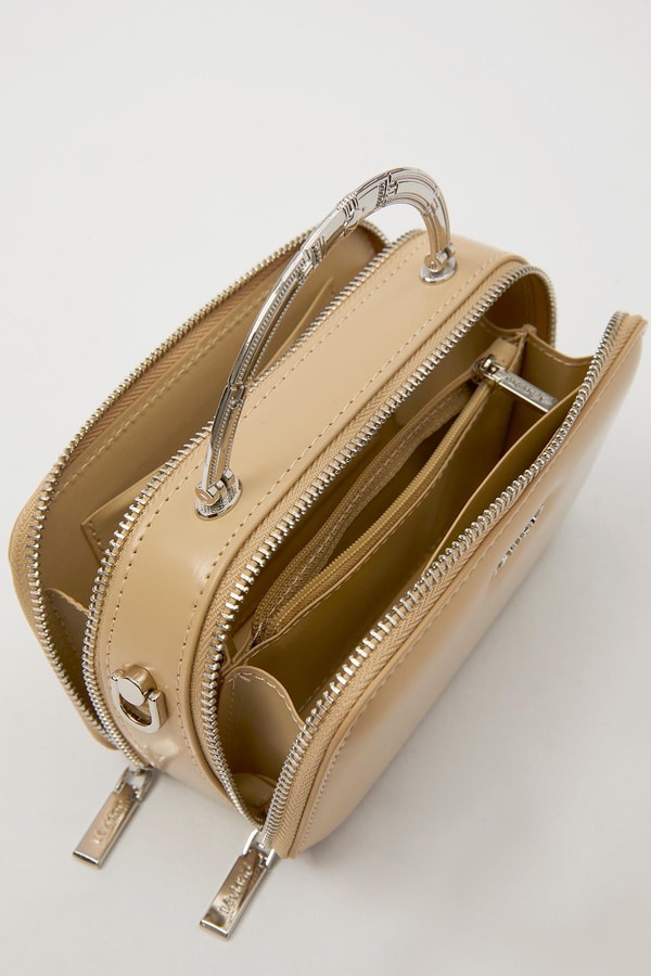 LevidorHaki Metal Askı Detay Omuz Çantası