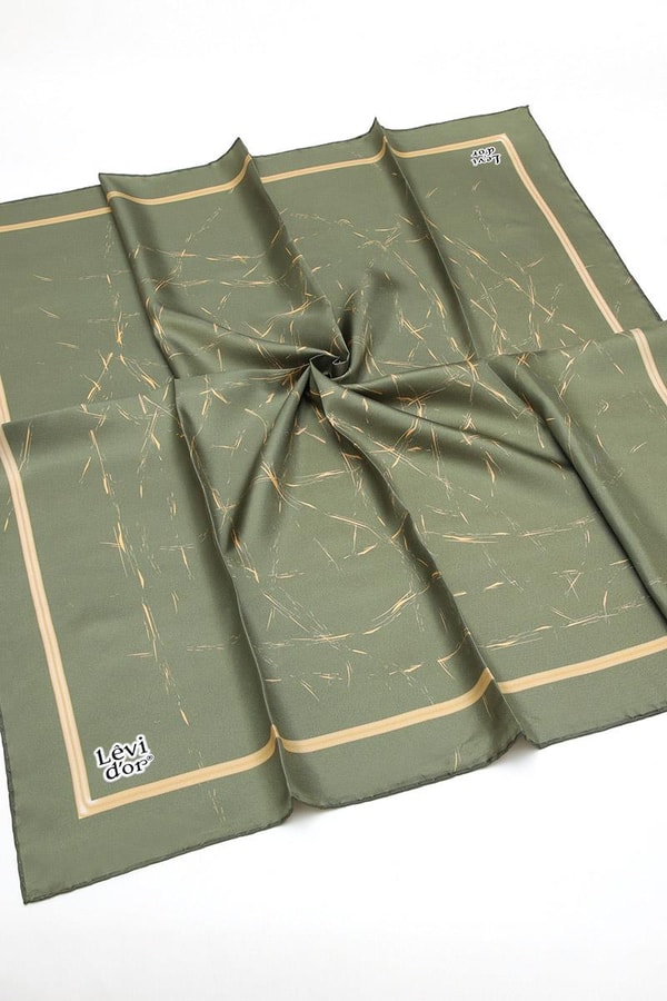LevidorHaki Twill Saf İpek Eaşrp