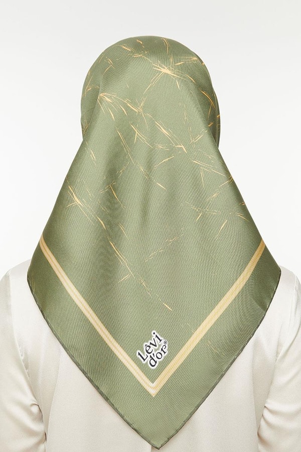 LevidorHaki Twill Saf İpek Eaşrp