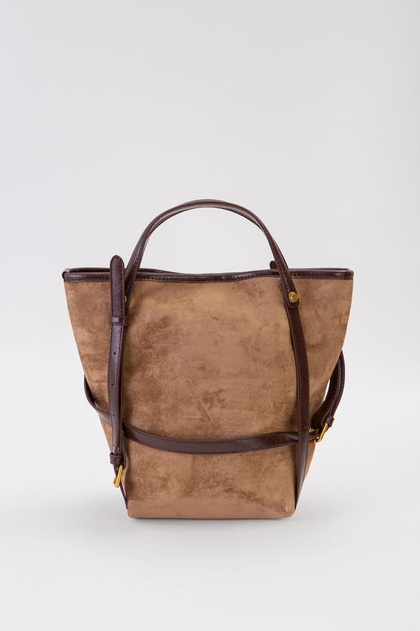 LevidorHaki Üçgen Form El Çantası