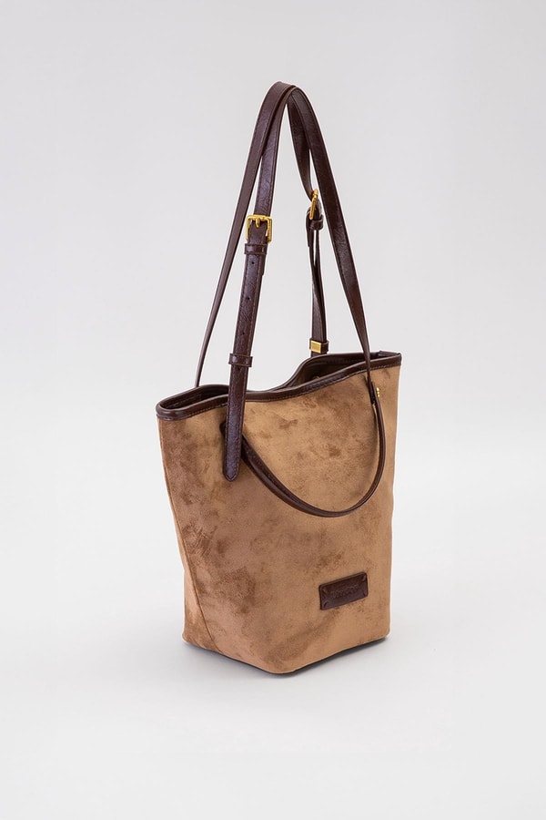 LevidorHaki Üçgen Form El Çantası