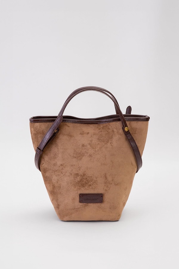 LevidorHaki Üçgen Form El Çantası