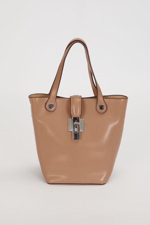 LevidorHaki Üst Kilit Kapamalı El Çantası