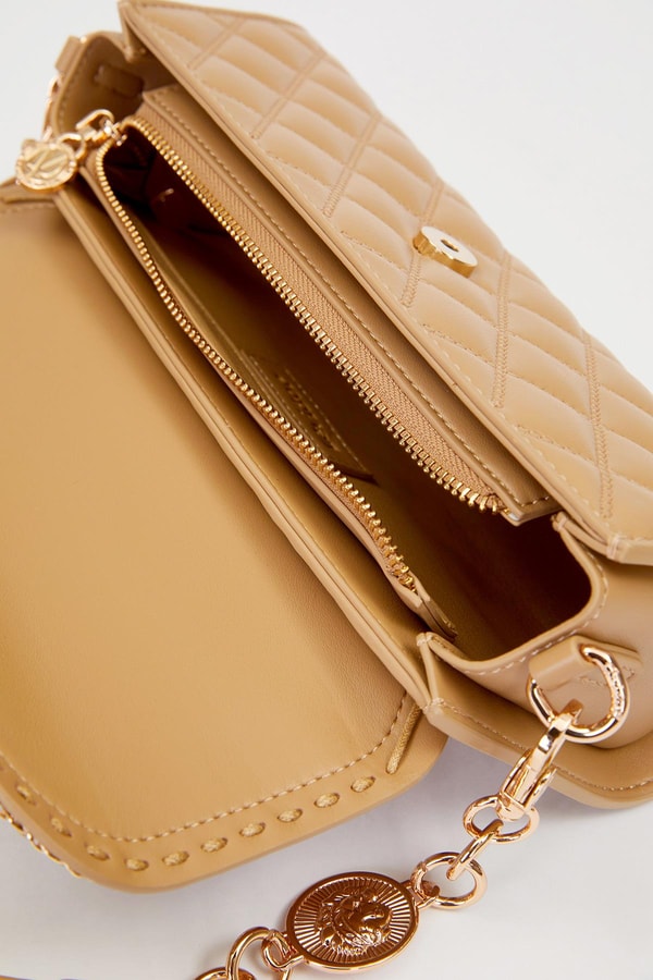 LevidorHaki Zincir Askı Detay Omuz Çantası