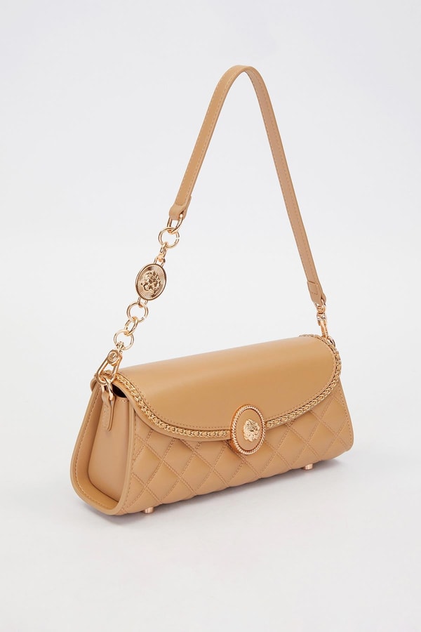 LevidorHaki Zincir Askı Detay Omuz Çantası