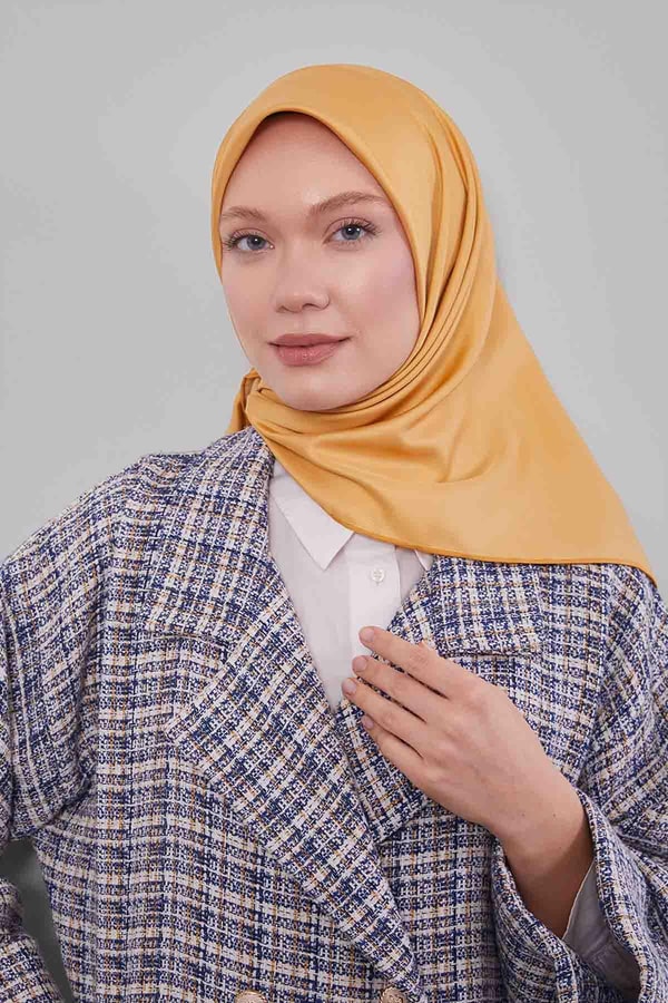 LevidorHardal Düz Renk Trend Twill Eşarp