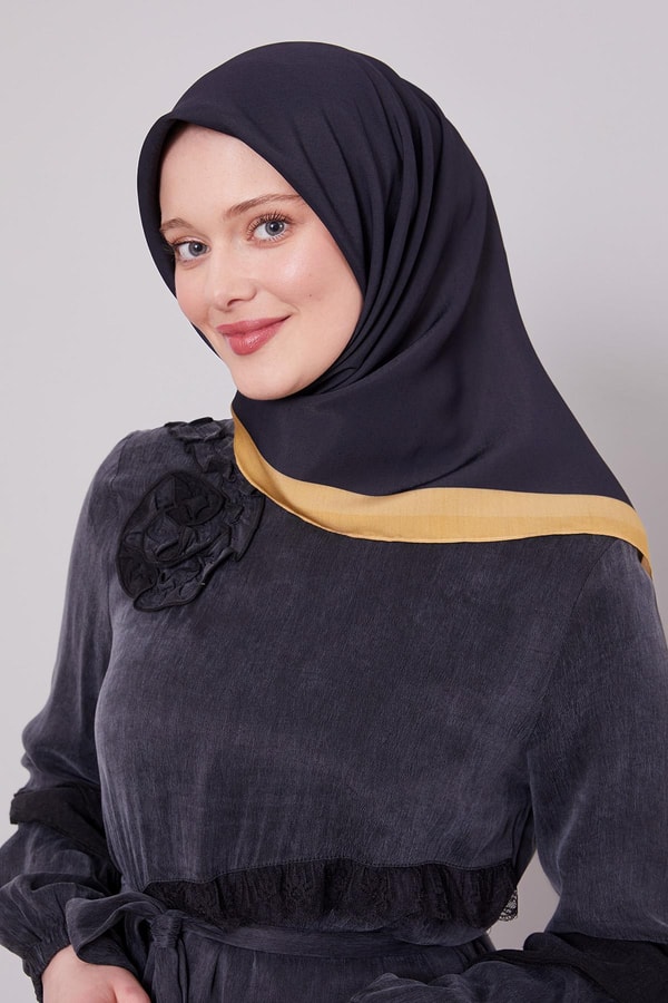 LevidorHardal Kenar Şerit Aura Eşarp