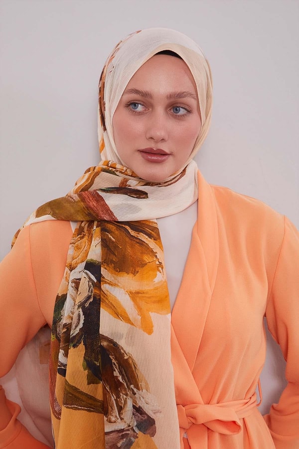 LevidorHardal Lale Desen Pamuk Şal