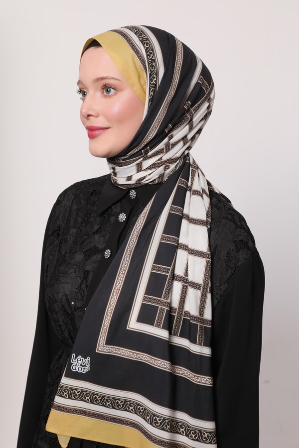 LevidorHardal Varak Desen Love Şal