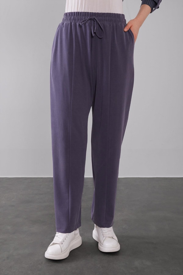 Levidorİndigo Çizgi Detaylı Kapüşonlu İkili Takım