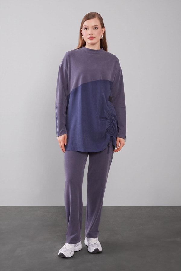 Levidorİndigo Manşet Detaylı İkili Takım