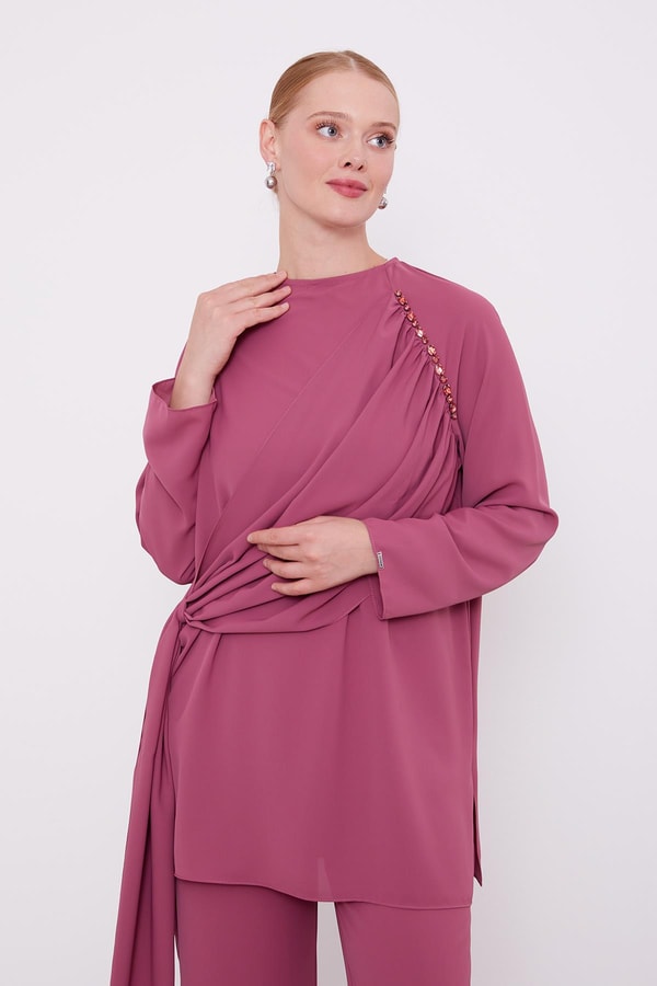 LevidorK.Pembe ALLER BAĞLAMA İŞLEMELİ İKİLİ TAKIM