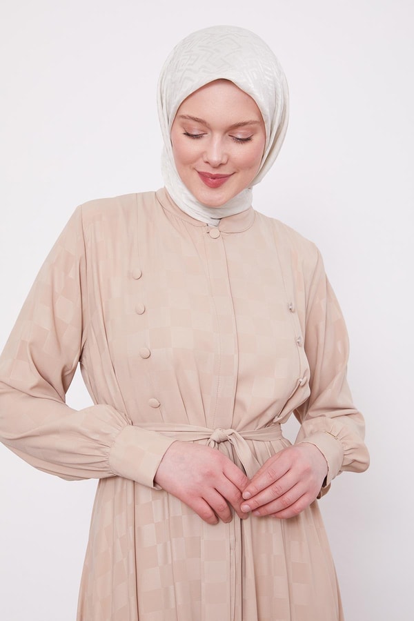 LevidorK.Bej Dama Desen Ferace