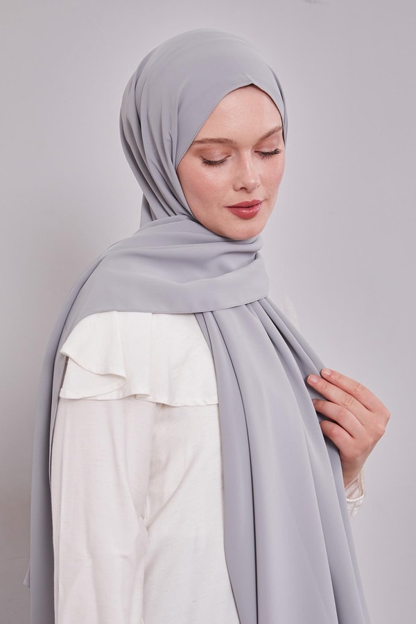 LevidorK.Gri Düz Trend Şal